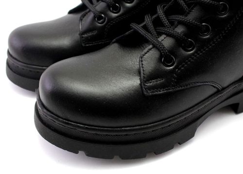 Cizme de dama din piele naturala de culoare neagra - Model Fanny.