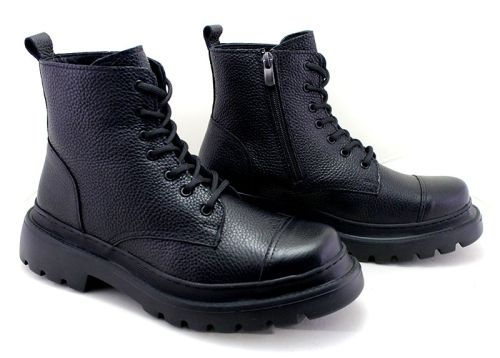 Cizme casual barbati negru, model Adrian.