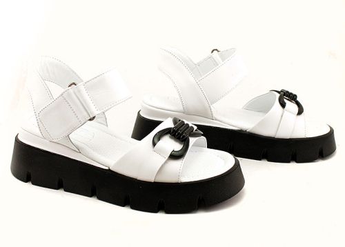 Sandale casual dama alb - model Primavara.