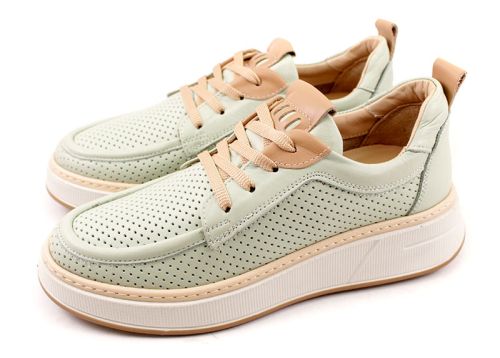 Mocasini de dama din piele naturala in canelura - Model Denisa