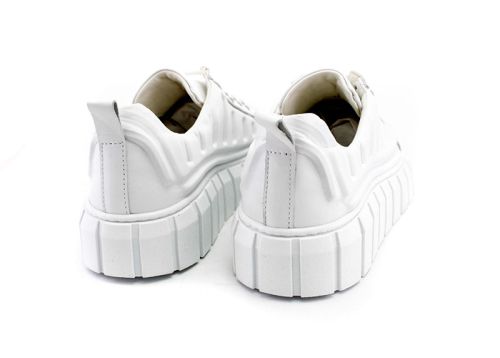 Pantofi dama stil sport casual in alb - Model Brena