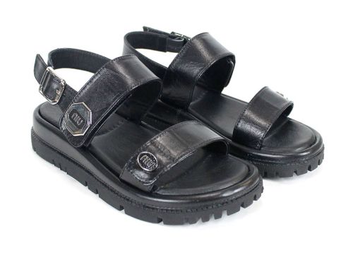 Sandale damă Senso Forte din piele naturală – negre sau cafenii