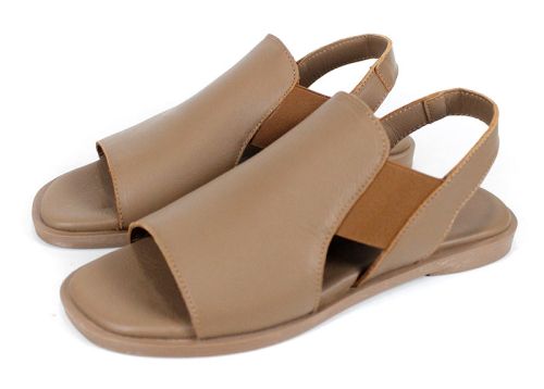 Penta Koko – Sandale damă din piele naturală, culoare cappuccino