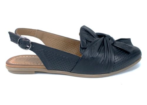 Sandale damă Fiocco Dolce – negre, piele naturală