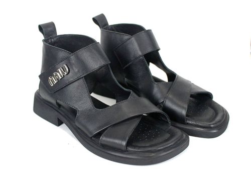 sandale damă Cielo Caldo piele neagră
