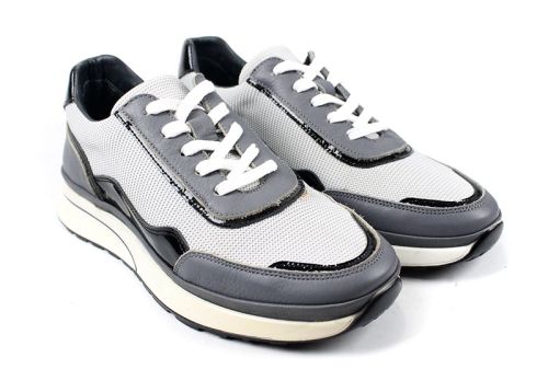 Pantofi sport barbati gri - Model Dorian