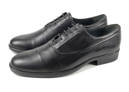 Pantofi formali bărbați în negru 1654 CH
