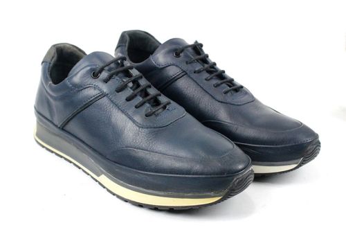 Pantofi casual pentru bărbați în albastru închis - Model Amador.