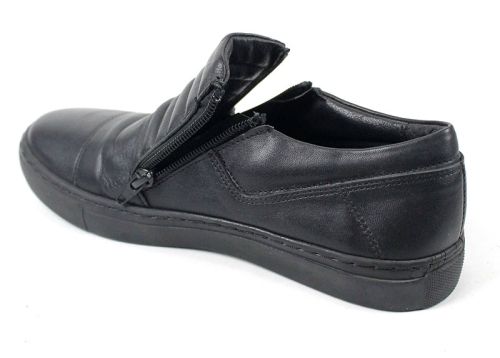 Mocasini pentru femei în negru - Model Carla.