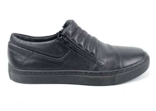 Mocasini pentru femei în negru - Model Carla.
