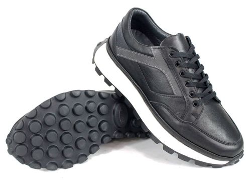 Pantofi sport bărbătești din piele naturală Verso Notte – confort și stil pentru fiecare zi