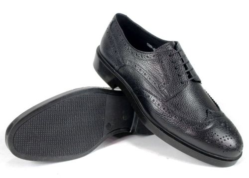 Pantofi eleganți bărbătești Linea Ombra – Oxford din piele naturală floater neagră