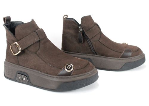 Stella Urbano - Mocasini de dama din piele naturala cu accente stilate