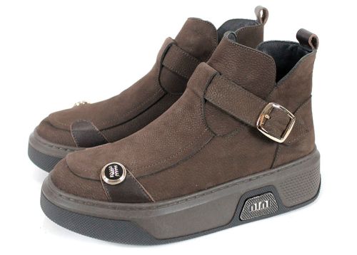 Stella Urbano - Mocasini de dama din piele naturala cu accente stilate