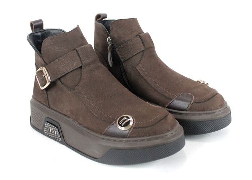 Stella Urbano - Mocasini de dama din piele naturala cu accente stilate