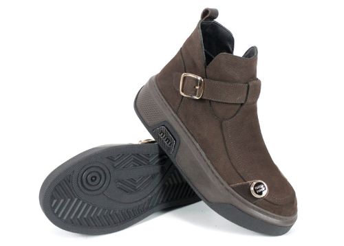 Stella Urbano - Mocasini de dama din piele naturala cu accente stilate