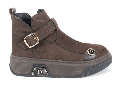 Stella Urbano - Mocasini de dama din piele naturala cu accente stilate