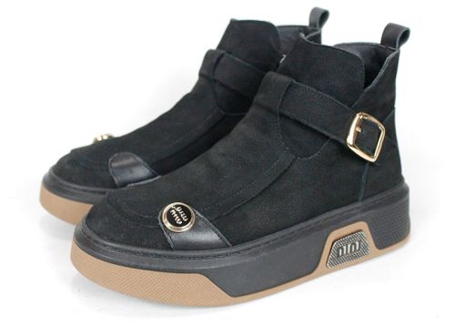 Stella Urbano - Mocasini de dama din piele naturala cu accente stilate
