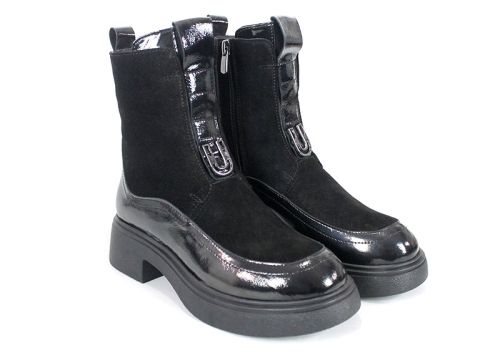 Stella Urbano - Mocasini de dama din piele naturala cu accente stilate