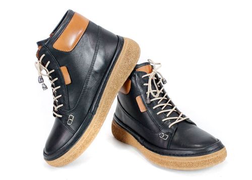 Stella Urbano - Mocasini de dama din piele naturala cu accente stilate