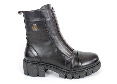Stella Urbano - Mocasini de dama din piele naturala cu accente stilate