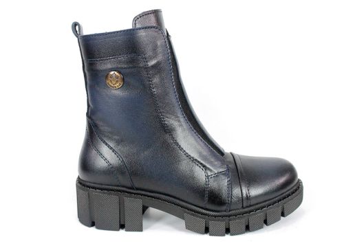Stella Urbano - Mocasini de dama din piele naturala cu accente stilate