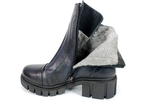 Stella Urbano - Mocasini de dama din piele naturala cu accente stilate