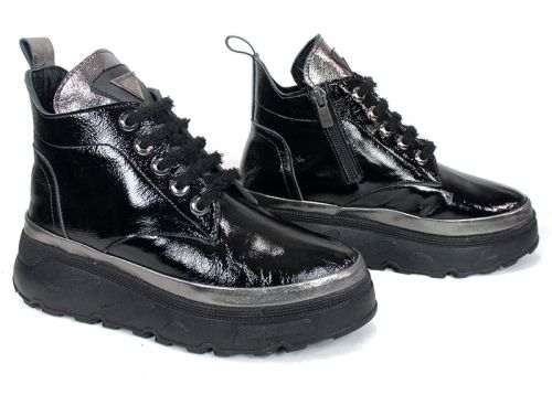 Stella Urbano - Mocasini de dama din piele naturala cu accente stilate