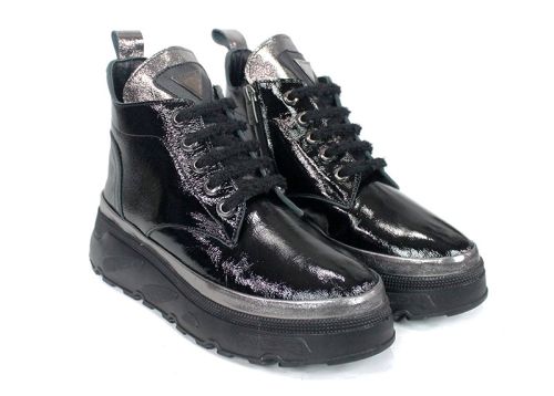 Stella Urbano - Mocasini de dama din piele naturala cu accente stilate
