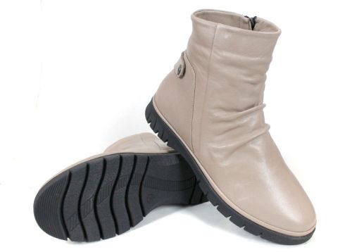 Classic Chic - Cizme joase de damă în culoarea gri