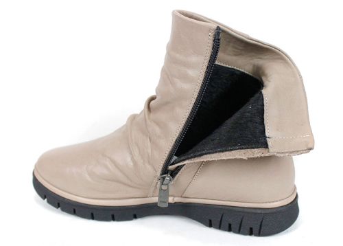 Classic Chic - Cizme joase de damă în culoarea gri