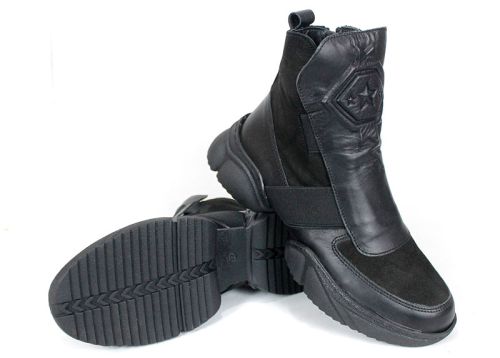 Stella Urbano - Mocasini de dama din piele naturala cu accente stilate