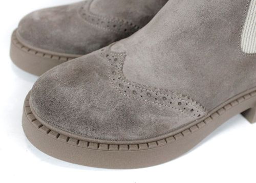 Ghete damă Modo Serein – velur natural, talpă groasă de iarnă