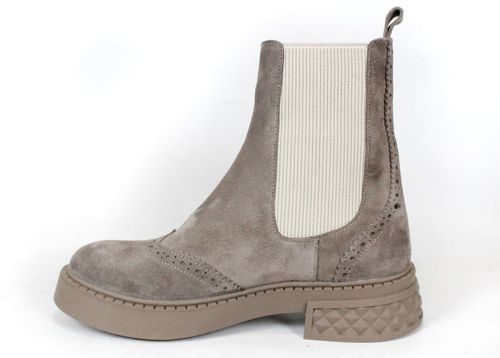 Ghete damă Modo Serein – velur natural, talpă groasă de iarnă