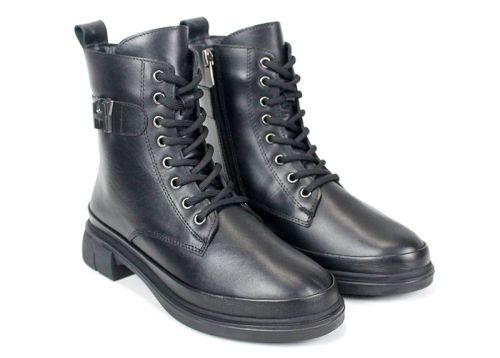 Stella Urbano - Mocasini de dama din piele naturala cu accente stilate