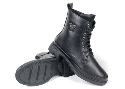 Stella Urbano - Mocasini de dama din piele naturala cu accente stilate