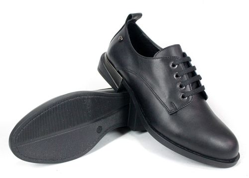 Loafers damă Doux Éclat – piele naturală, culoare neagră