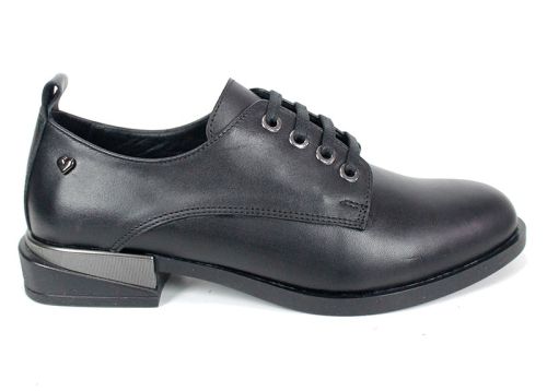 Loafers damă Doux Éclat – piele naturală, culoare neagră