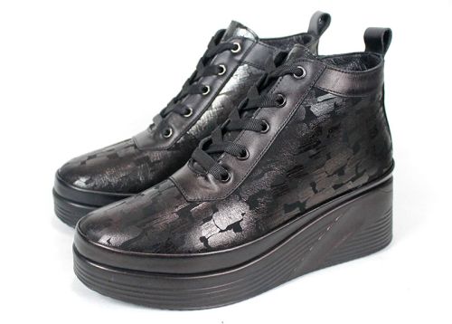 Stella Urbano - Mocasini de dama din piele naturala cu accente stilate