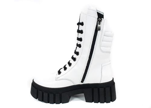 Ghete damă din piele naturală – model Nova Rebel, negre