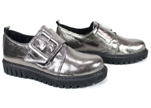 Loafers damă Doux Éclat – piele naturală, culoare neagră