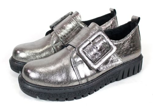 Loafers damă Doux Éclat – piele naturală, culoare neagră