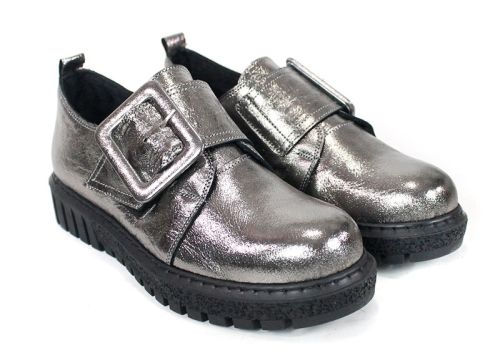 Loafers damă Doux Éclat – piele naturală, culoare neagră