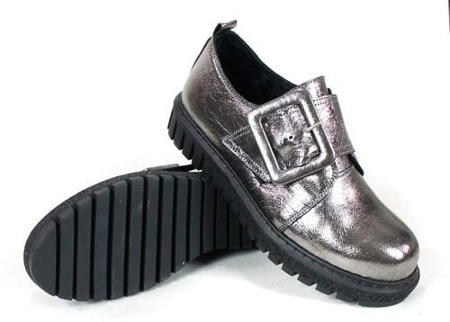 Loafers damă Doux Éclat – piele naturală, culoare neagră