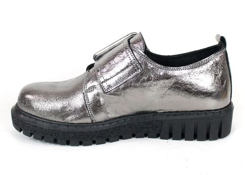 Loafers damă Doux Éclat – piele naturală, culoare neagră