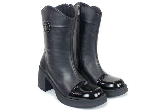 Cizme de dama negru - model Vaya.