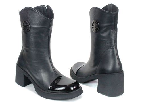 Cizme de dama negru - model Vaya.
