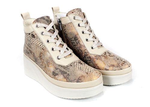 Stella Urbano - Mocasini de dama din piele naturala cu accente stilate