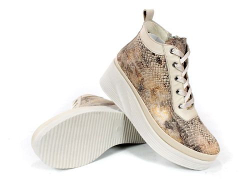 Stella Urbano - Mocasini de dama din piele naturala cu accente stilate