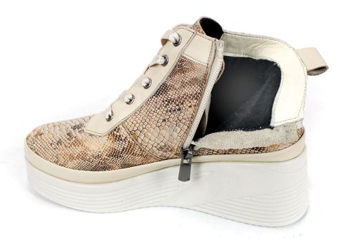 Stella Urbano - Mocasini de dama din piele naturala cu accente stilate